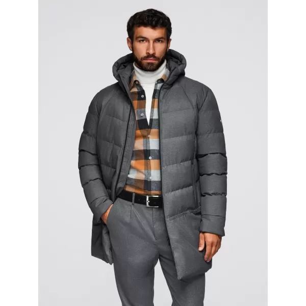  Pánský kabát OMBRE OM-JALJ-0264 GREY 