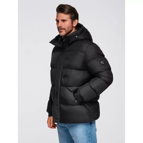  Pánská bunda OMBRE OM-JAHP-0238 BLACK 