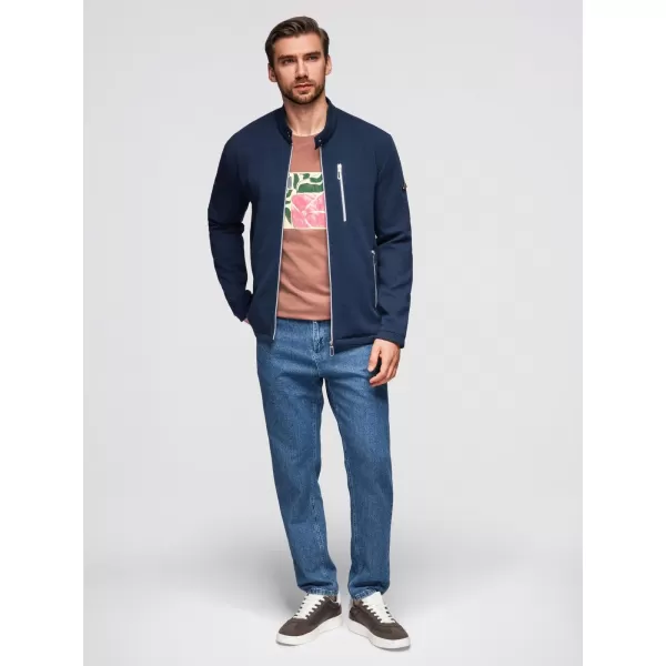  Pánská bunda OMBRE OM-JANP-0229 DARK BLUE 