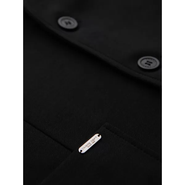  Pánské sako OMBRE OM-BLZB-0101 BLACK 