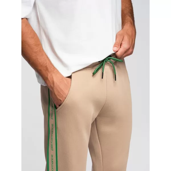  Pánské tepláky OMBRE OM-PASK-0145 BROWN 