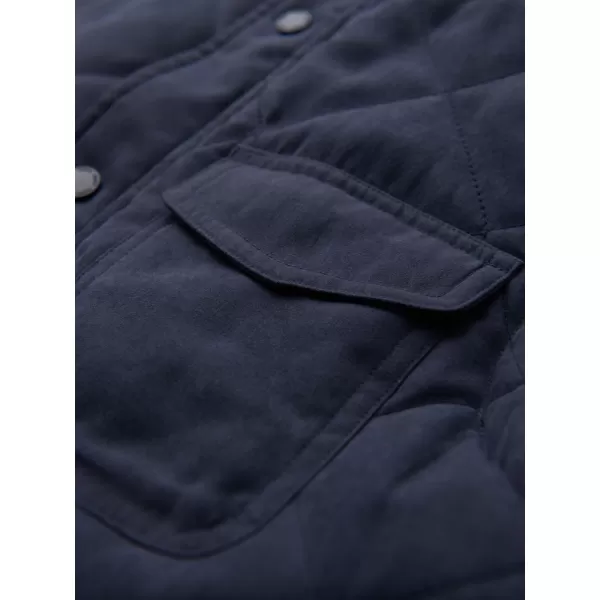  Pánská vesta OMBRE OM-JAVJ-0277 NAVY BLUE 