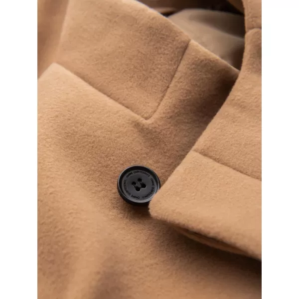 Pánský kabát OMBRE OM-COWC-0141 LIGHT BROWN 