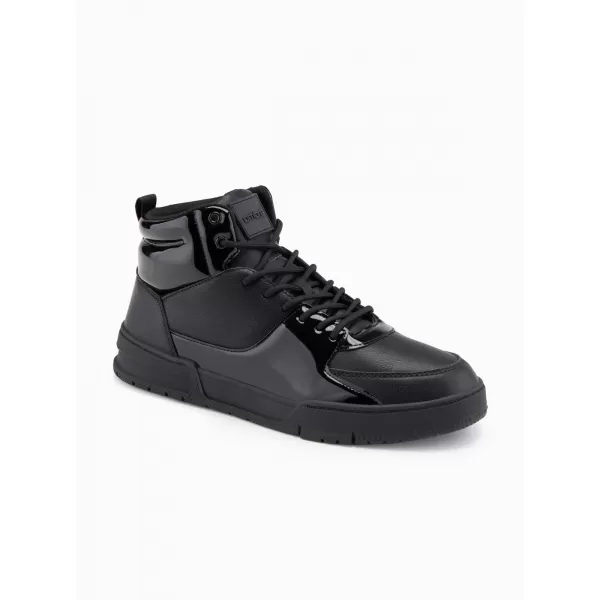  Pánské boty OMBRE OM-FOSH-0178 BLACK 