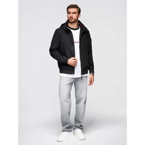  Pánská bunda OMBRE OM-JANP-0222 V2 BLACK 