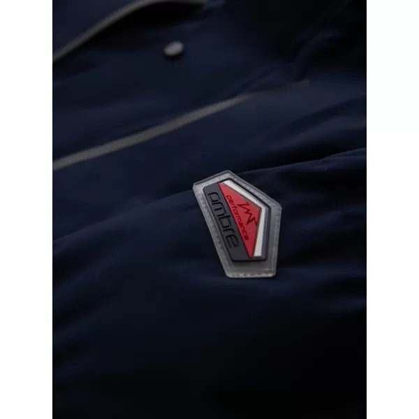  Pánská zimní bunda OMBRE OM-JAHP-0306 NAVY BLUE 