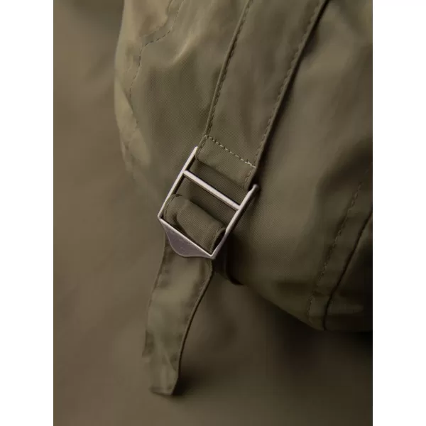  Pánský kabát OMBRE OM-JAPJ-0313 OLIVE 