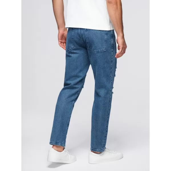  Pánské kalhoty OMBRE OM-PADP-0250 BLUE 