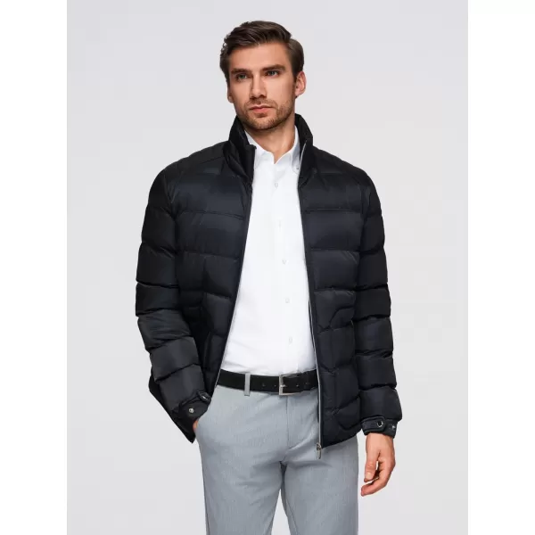  Pánská bunda OMBRE OM-JALP-0218 BLACK 