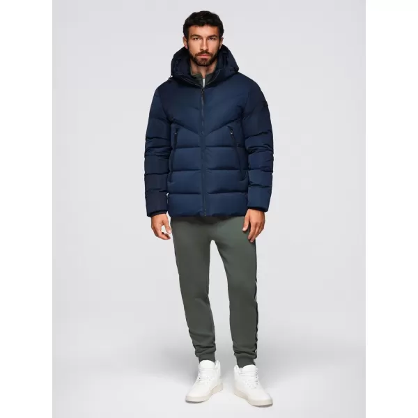  Pánská bunda OMBRE OM-JAHP-0304 NAVY BLUE 