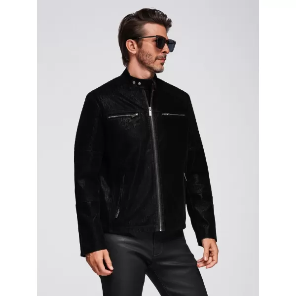  Pánská bunda OMBRE OM-JAFL-0197 BLACK 