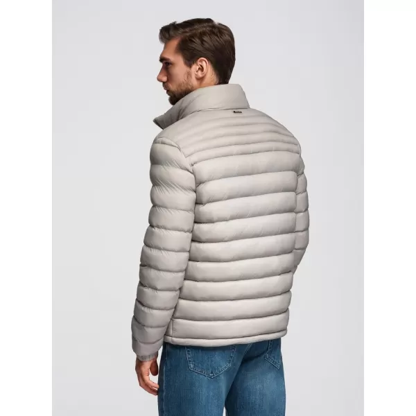  Pánská bunda OMBRE OM-JALP-0231 LIGHT GREY 
