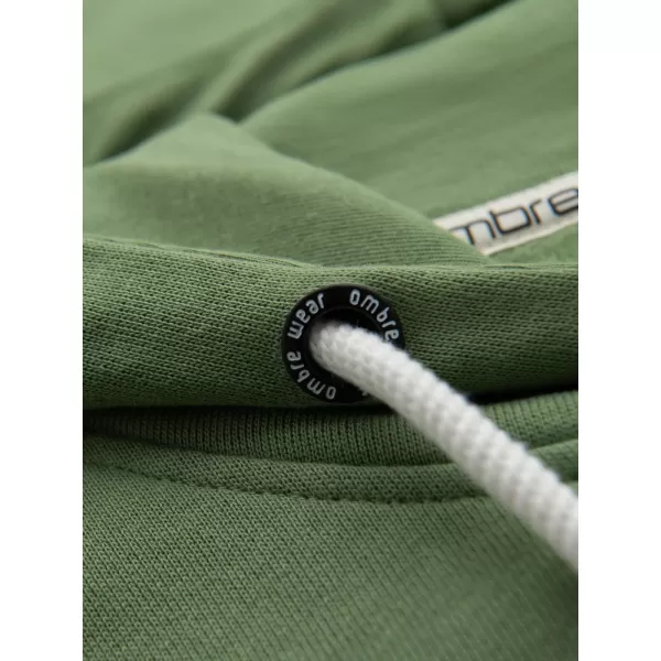  Pánská mikina OMBRE B1674 GREEN 
