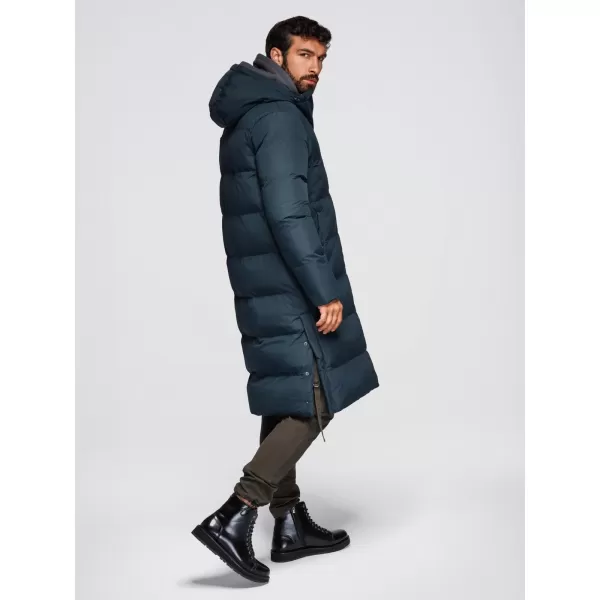  Pánský kabát OMBRE OM-JALJ-0269 NAVY BLUE 