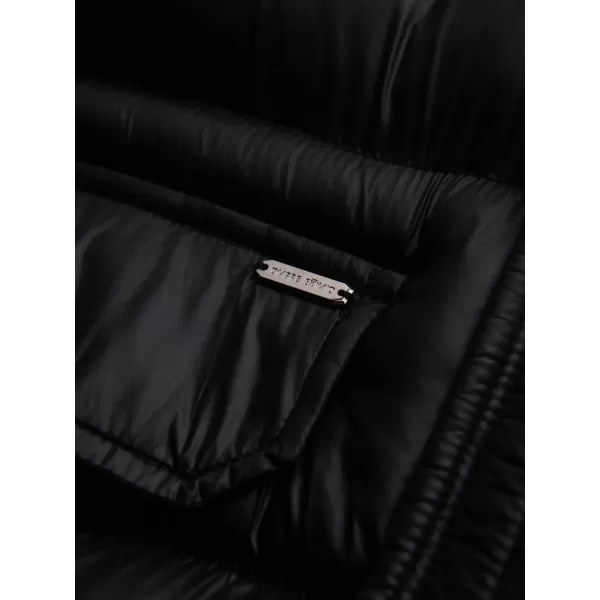 Pánský kabát OMBRE OM-JALJ-0266 V1 BLACK 
