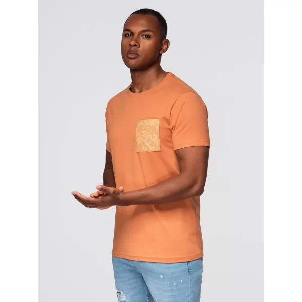  Pánské triko OMBRE OM-TSPT-0227 ORANGE 
