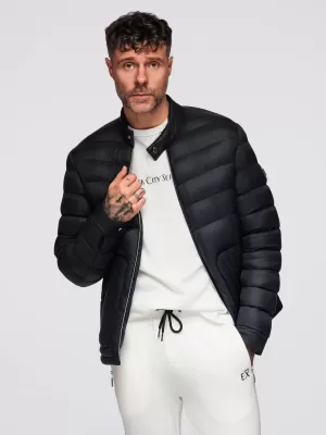 Pánská bunda OMBRE OM-JALP-0261 BLACK