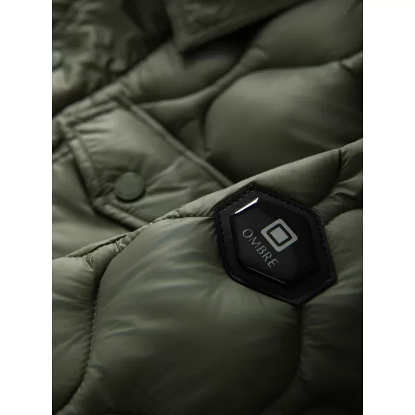  Pánská bunda OMBRE OM-JALP-0215 OLIVE 