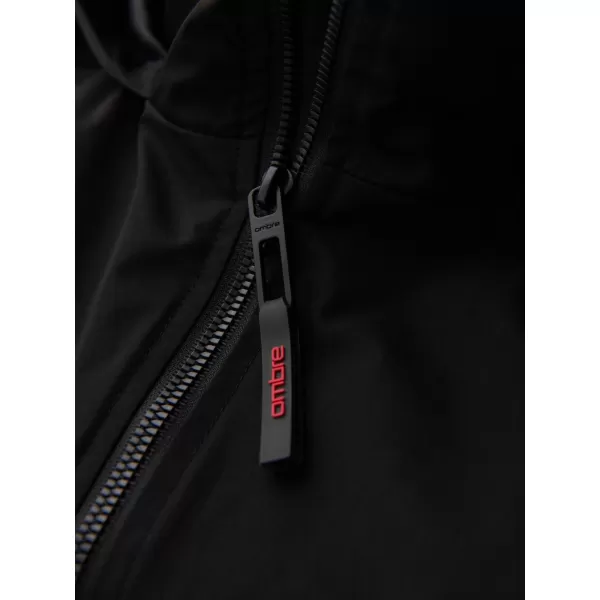  Pánská bunda OMBRE OM-JANP-0222 V2 BLACK 