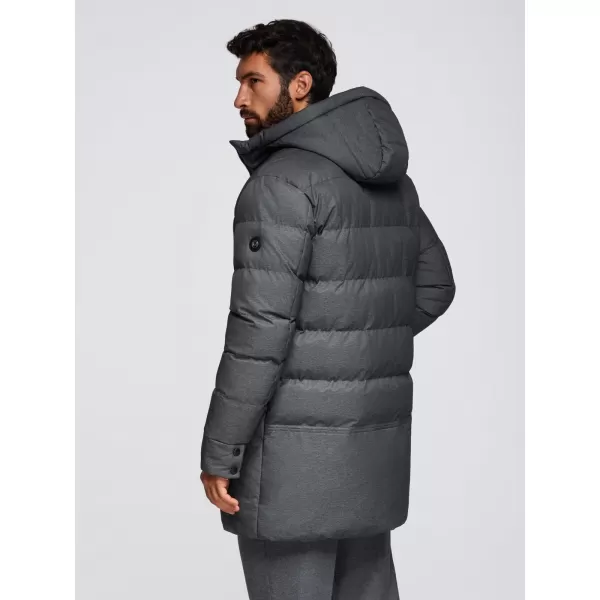  Pánský kabát OMBRE OM-JALJ-0264 GREY 