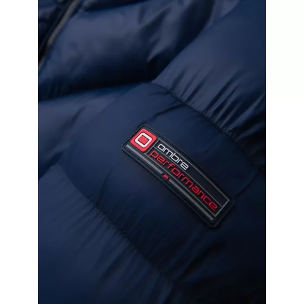  Pánská bunda OMBRE OM-JAHP-0303 NAVY BLUE 