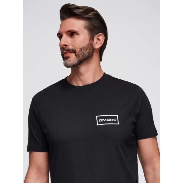  Pánské triko OMBRE OM-TSPT-0231 BLACK 