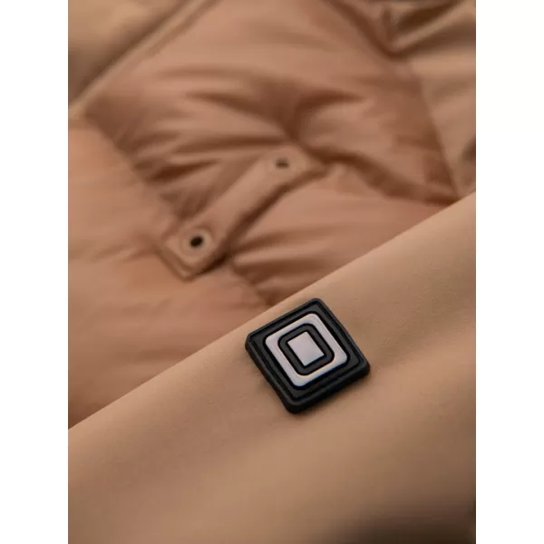  Pánský kabát OMBRE OM-JALJ-0308 BEIGE 