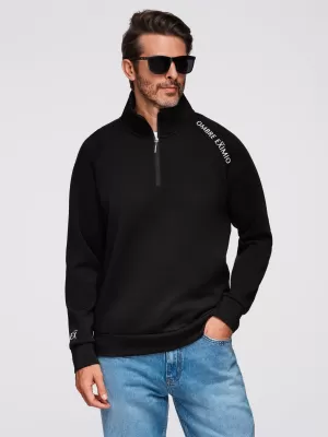Pánská mikina OMBRE OM-SSZP-0211 BLACK