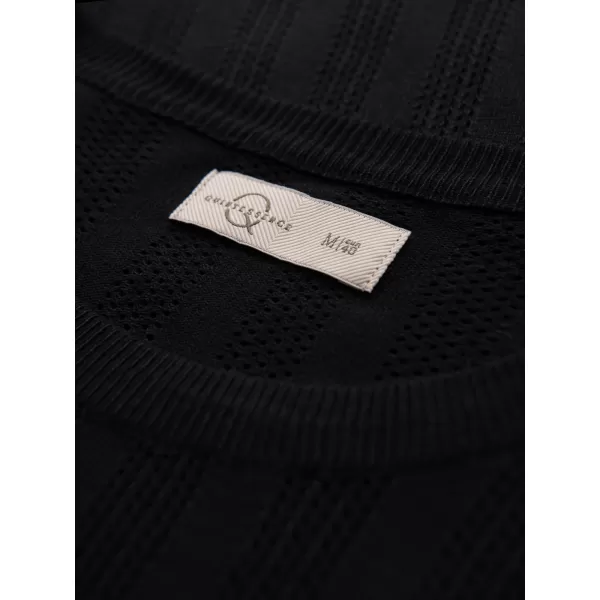  Pánský svetr OMBRE OM-TSCT-0251 BLACK 