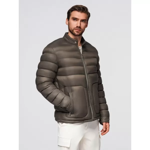  Pánská bunda OMBRE OM-JALP-0261 OLIVE 