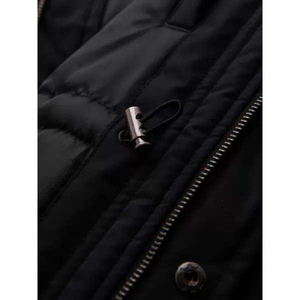  Pánský kabát OMBRE OM-JAPJ-0313 BLACK 