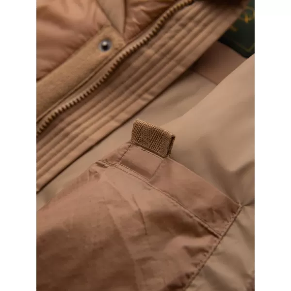  Pánský kabát OMBRE OM-JALJ-0308 BEIGE 