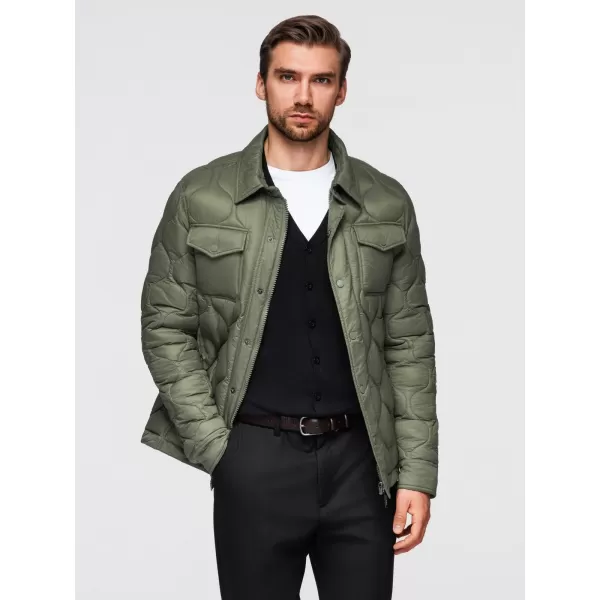  Pánská bunda OMBRE OM-JALP-0215 OLIVE 