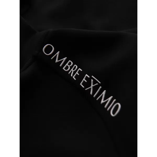  Pánská mikina OMBRE OM-SSZP-0216 BLACK 