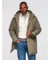 Pánský kabát OMBRE OM-JAPJ-0313 OLIVE