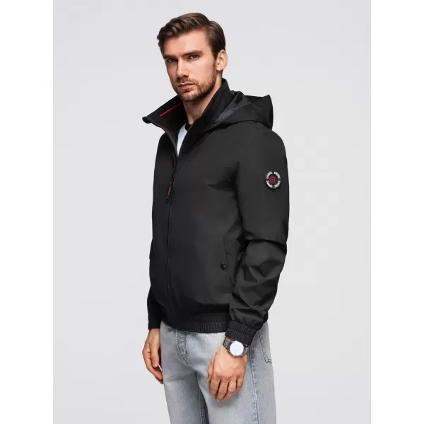  Pánská bunda OMBRE OM-JANP-0222 V2 BLACK 