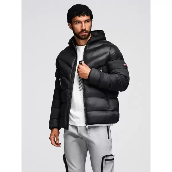  Pánská bunda OMBRE OM-JAHP-0303 BLACK 