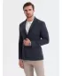 Pánské sako OMBRE OM-BLZB-0101 NAVY BLUE