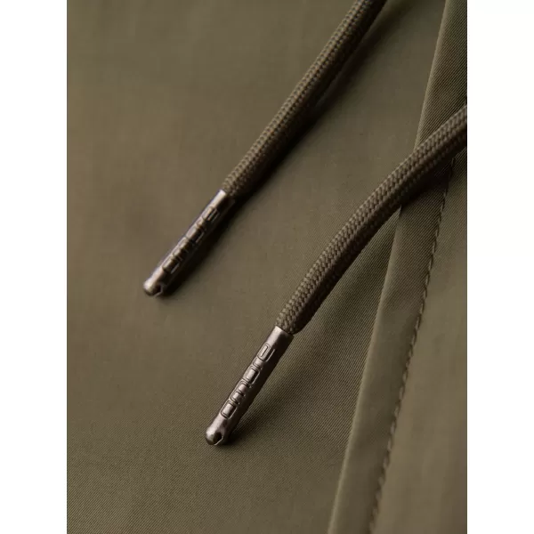  Pánský kabát OMBRE OM-JAPJ-0313 OLIVE 