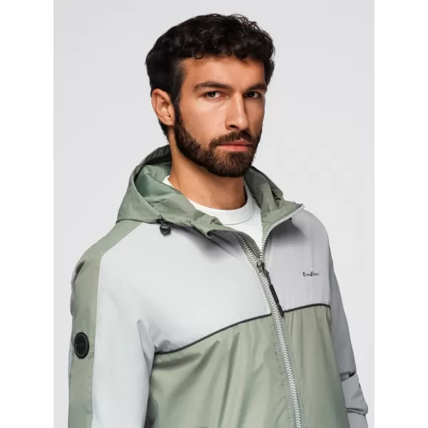  Pánská bunda OMBRE OM-JANP-0228 GREY 