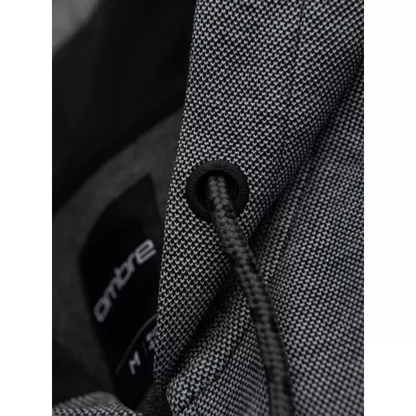  Pánská mikina OMBRE OM-SSZP-0210 GREY/BLACK 
