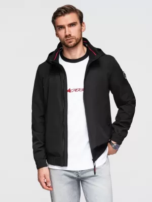 Pánská bunda OMBRE OM-JANP-0222 V2 BLACK