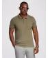 Pánské triko s límečkem OMBRE OM-POWS-0142 DARK OLIVE