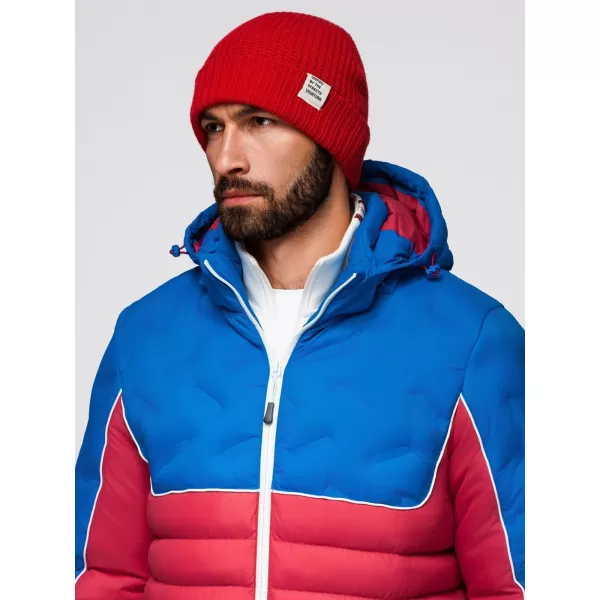  Pánská bunda OMBRE OM-JALP-0206 BLUE AND RED 