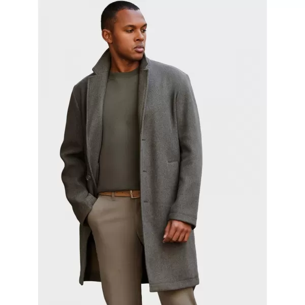  Pánský kabát OMBRE OM-COWC-0104-new GRAPHITE/KHAKI 