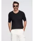 Pánské triko OMBRE OM-TSCT-0254 BLACK