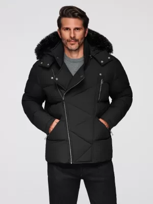 Pánská bunda OMBRE OM-JAHP-0252 BLACK
