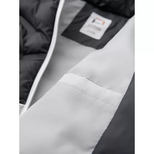  Pánská bunda OMBRE OM-JALP-0206 GRAPHITE AND WHITE 