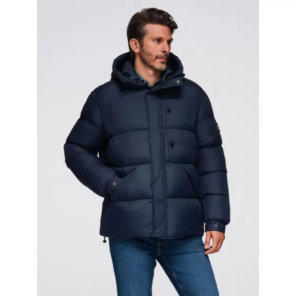  Pánská bunda OMBRE OM-JAHP-0238 NAVY BLUE 