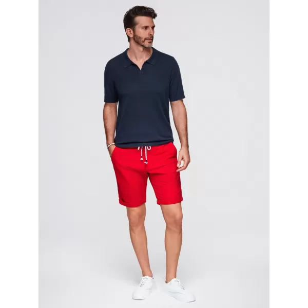  Pánské polo triko OMBRE OM-POSS-0159 NAVY BLUE 